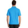 image:imageTACVASEN Mens Polo Shirts with Pocket Golf Polos Dry Fit Performance Short Sleeve Collared Shirt Casual Athletic Work14azure