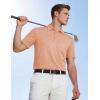 image:imageTACVASEN Mens Polo Shirts with Pocket Golf Polos Dry Fit Performance Short Sleeve Collared Shirt Casual Athletic Work18apricot
