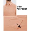 image:imageTACVASEN Mens Polo Shirts with Pocket Golf Polos Dry Fit Performance Short Sleeve Collared Shirt Casual Athletic Work18apricot