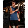 image:imageTACVASEN Mens Sleeveless Shirts Quick Dry Tank Tops for Men Sun Protection UPF 50 Athletic Gym Workout Muscle Shirts03 Blue Gray