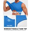 image:imageTACVASEN Mens Sleeveless Shirts Quick Dry Tank Tops for Men Sun Protection UPF 50 Athletic Gym Workout Muscle Shirts07 Azure