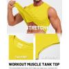image:imageTACVASEN Mens Sleeveless Shirts Quick Dry Tank Tops for Men Sun Protection UPF 50 Athletic Gym Workout Muscle Shirts08 Yellow