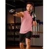 image:imageTACVASEN Mens Sleeveless Shirts Quick Dry Tank Tops for Men Sun Protection UPF 50 Athletic Gym Workout Muscle Shirts10 Pink