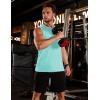 image:imageTACVASEN Mens Sleeveless Shirts Quick Dry Tank Tops for Men Sun Protection UPF 50 Athletic Gym Workout Muscle Shirts11 Light Lake Blue