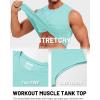 image:imageTACVASEN Mens Sleeveless Shirts Quick Dry Tank Tops for Men Sun Protection UPF 50 Athletic Gym Workout Muscle Shirts11 Light Lake Blue