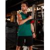 image:imageTACVASEN Mens Sleeveless Shirts Quick Dry Tank Tops for Men Sun Protection UPF 50 Athletic Gym Workout Muscle Shirts15 Emerald Green