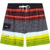 image:imageTACVASEN Mens Summer Swim Trunks Quick Dry Surf Boardshorts Bathing Suit Shorts with Mesh Lining4 Orange Yellow Black