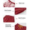 image:imageTACVASEN Mens Swim Trunks 9 Inch Quick Dry Water Resistant Mesh Lining Bathing Suit Swimming Board Shorts with PocketsCrimson
