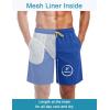 image:imageTACVASEN Mens Swim Trunks 9 Inch Quick Dry Water Resistant Mesh Lining Bathing Suit Swimming Board Shorts with PocketsRoyalblue