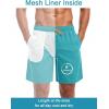 image:imageTACVASEN Mens Swim Trunks 9 Inch Quick Dry Water Resistant Mesh Lining Bathing Suit Swimming Board Shorts with PocketsSkyblue