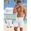 image:imageTACVASEN Mens Swim Trunks 9 Inch Quick Dry Water Resistant Mesh Lining Bathing Suit Swimming Board Shorts with PocketsWhite