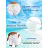 image:imageTACVASEN Mens Swim Trunks 9 Inch Quick Dry Water Resistant Mesh Lining Bathing Suit Swimming Board Shorts with PocketsWhite