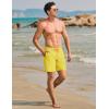 image:imageTACVASEN Mens Swim Trunks 9 Inch Quick Dry Water Resistant Mesh Lining Bathing Suit Swimming Board Shorts with PocketsYellow