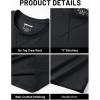 image:imageTACVASEN Mens TShirts Premium Cotton Short Sleeve Crew Neck T Shirts Casual Soft Loose Fit Tee Shirts01 Black