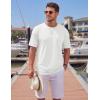 image:imageTACVASEN Mens TShirts Premium Cotton Short Sleeve Crew Neck T Shirts Casual Soft Loose Fit Tee Shirts02 White