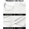 image:imageTACVASEN Mens TShirts Premium Cotton Short Sleeve Crew Neck T Shirts Casual Soft Loose Fit Tee Shirts02 White
