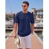 image:imageTACVASEN Mens TShirts Premium Cotton Short Sleeve Crew Neck T Shirts Casual Soft Loose Fit Tee Shirts03 Navy