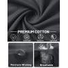 image:imageTACVASEN Mens TShirts Premium Cotton Short Sleeve Crew Neck T Shirts Casual Soft Loose Fit Tee Shirts04 Dark Grey