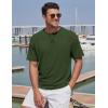 image:imageTACVASEN Mens TShirts Premium Cotton Short Sleeve Crew Neck T Shirts Casual Soft Loose Fit Tee Shirts05 Army Green
