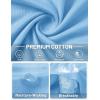 image:imageTACVASEN Mens TShirts Premium Cotton Short Sleeve Crew Neck T Shirts Casual Soft Loose Fit Tee Shirts06 Sky Blue