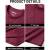 image:imageTACVASEN Mens TShirts Premium Cotton Short Sleeve Crew Neck T Shirts Casual Soft Loose Fit Tee Shirts07 Wine Red