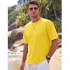 image:imageTACVASEN Mens TShirts Premium Cotton Short Sleeve Crew Neck T Shirts Casual Soft Loose Fit Tee Shirts08 Yellow
