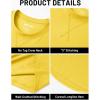 image:imageTACVASEN Mens TShirts Premium Cotton Short Sleeve Crew Neck T Shirts Casual Soft Loose Fit Tee Shirts08 Yellow