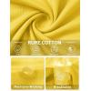 image:imageTACVASEN Mens TShirts Premium Cotton Short Sleeve Crew Neck T Shirts Casual Soft Loose Fit Tee Shirts08 Yellow