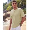 image:imageTACVASEN Mens TShirts Premium Cotton Short Sleeve Crew Neck T Shirts Casual Soft Loose Fit Tee Shirts11 Khaki