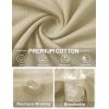 image:imageTACVASEN Mens TShirts Premium Cotton Short Sleeve Crew Neck T Shirts Casual Soft Loose Fit Tee Shirts11 Khaki