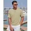 image:imageTACVASEN Mens TShirts Premium Cotton Short Sleeve Crew Neck T Shirts Casual Soft Loose Fit Tee Shirts11 Khaki