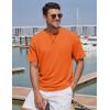 image:imageTACVASEN Mens TShirts Premium Cotton Short Sleeve Crew Neck T Shirts Casual Soft Loose Fit Tee Shirts13 Orange