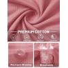 image:imageTACVASEN Mens TShirts Premium Cotton Short Sleeve Crew Neck T Shirts Casual Soft Loose Fit Tee Shirts14 Gray Pink