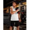 image:imageTACVASEN Mens Tank Tops Dry Fit UPF 50 Sleeveless Shirts Workout Muscle Shirts Gym Tank Running Athletic Bodybuilding02 White