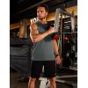 image:imageTACVASEN Mens Tank Tops Dry Fit UPF 50 Sleeveless Shirts Workout Muscle Shirts Gym Tank Running Athletic Bodybuilding08 Dark Gray