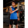 image:imageTACVASEN Mens Tank Tops Dry Fit UPF 50 Sleeveless Shirts Workout Muscle Shirts Gym Tank Running Athletic Bodybuilding10 Azure