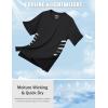 image:imageTACVASEN Mens Workout Athletic Short Sleeve Shirts Dry Fit Running Rash Guard UPF 50 Breathable Gym TShirts01black