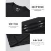 image:imageTACVASEN Mens Workout Athletic Short Sleeve Shirts Dry Fit Running Rash Guard UPF 50 Breathable Gym TShirts01black
