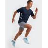 image:imageTACVASEN Mens Workout Athletic Short Sleeve Shirts Dry Fit Running Rash Guard UPF 50 Breathable Gym TShirts03navy