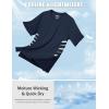 image:imageTACVASEN Mens Workout Athletic Short Sleeve Shirts Dry Fit Running Rash Guard UPF 50 Breathable Gym TShirts03navy