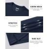 image:imageTACVASEN Mens Workout Athletic Short Sleeve Shirts Dry Fit Running Rash Guard UPF 50 Breathable Gym TShirts03navy