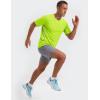 image:imageTACVASEN Mens Workout Athletic Short Sleeve Shirts Dry Fit Running Rash Guard UPF 50 Breathable Gym TShirts06flgreen