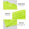 image:imageTACVASEN Mens Workout Athletic Short Sleeve Shirts Dry Fit Running Rash Guard UPF 50 Breathable Gym TShirts06flgreen