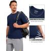 image:imageTACVASEN Mens Workout Quick Dry Fit TShirts Athletic Running Short Sleeve Shirts Gym Rash Guard Sun Protection Tee02 Navy