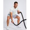image:imageTACVASEN Mens Workout Quick Dry Fit TShirts Athletic Running Short Sleeve Shirts Gym Rash Guard Sun Protection Tee04 White