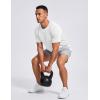 image:imageTACVASEN Mens Workout Quick Dry Fit TShirts Athletic Running Short Sleeve Shirts Gym Rash Guard Sun Protection Tee04 White