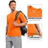 image:imageTACVASEN Mens Workout Quick Dry Fit TShirts Athletic Running Short Sleeve Shirts Gym Rash Guard Sun Protection Tee06 Florange