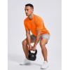 image:imageTACVASEN Mens Workout Quick Dry Fit TShirts Athletic Running Short Sleeve Shirts Gym Rash Guard Sun Protection Tee06 Florange