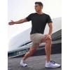 image:imageTACVASEN Mens Workout Shirts Short Sleeve Dry Fit Athletic TShirts UPF 50 Running Gym Tshirts Swim Sun ShirtBlack
