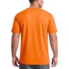 image:imageTACVASEN Mens Workout Shirts Short Sleeve Dry Fit Athletic TShirts UPF 50 Running Gym Tshirts Swim Sun ShirtFlorange